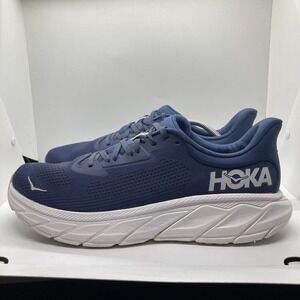 Hoka One One Mens Arahi 7 Mens 11.5D Navy Blue Shoes Sneakers 1147850 Running